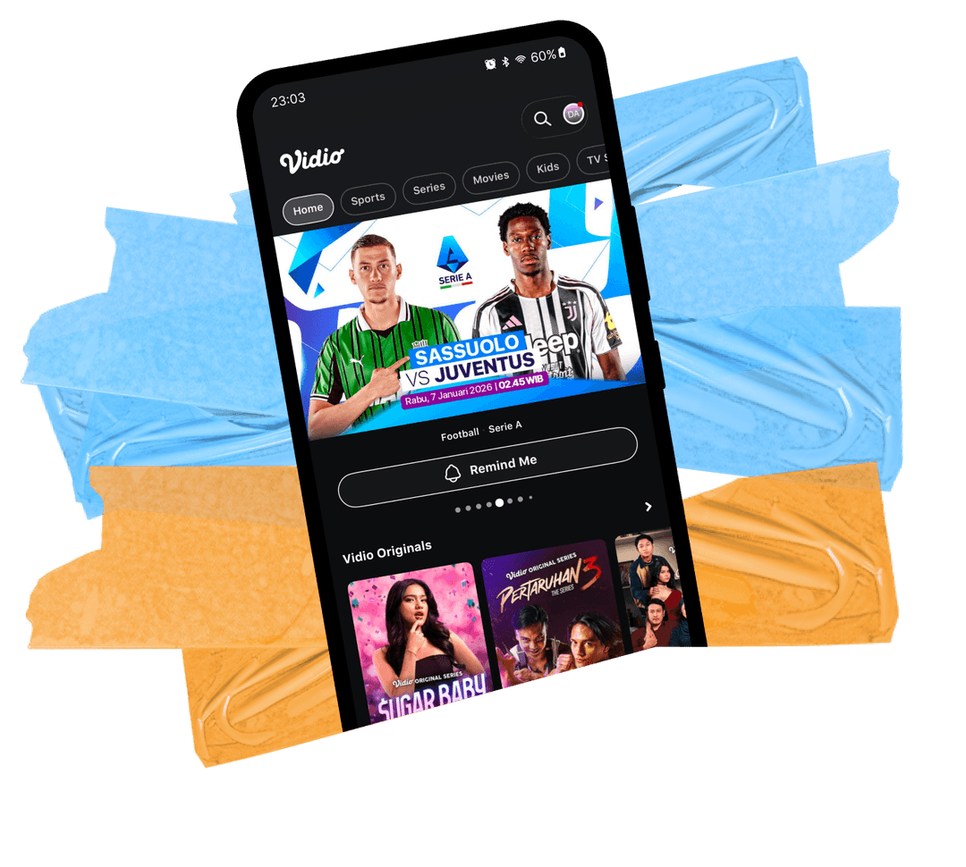 AXIS Streaming Film Favorit Kamu di Vidio Dengan AXIS image gambar