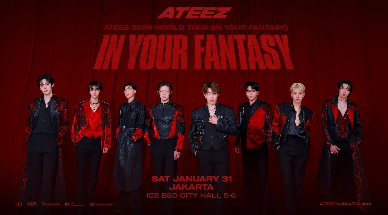 AXIS Konser ATEEZ di Indonesia 2026: Jadwal dan Harga Tiketnya! image gambar