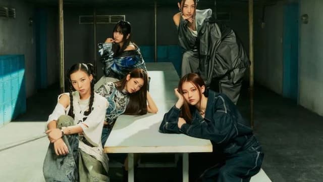AXIS MEOVV, Girl Group Korea Terbaru Dibawah Naungan The Black Label image gambar