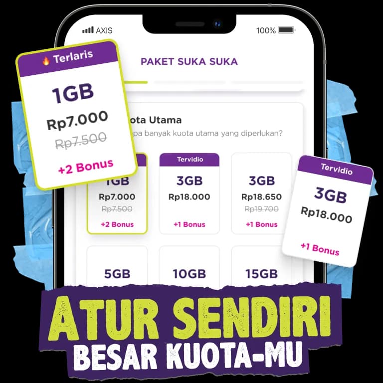 AXIS Paket Suka-Suka image gambar