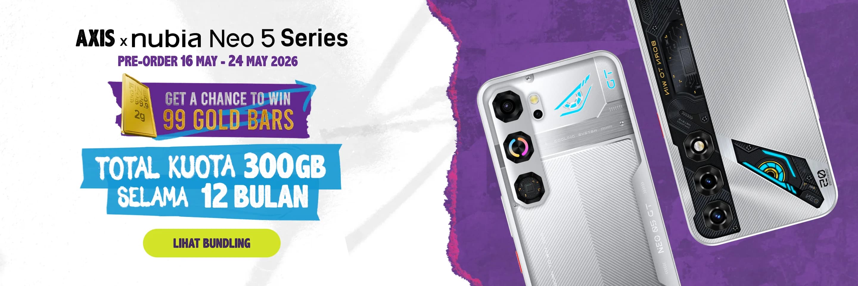 AXIS AXIS x Nubia Neo 5 Series image gambar