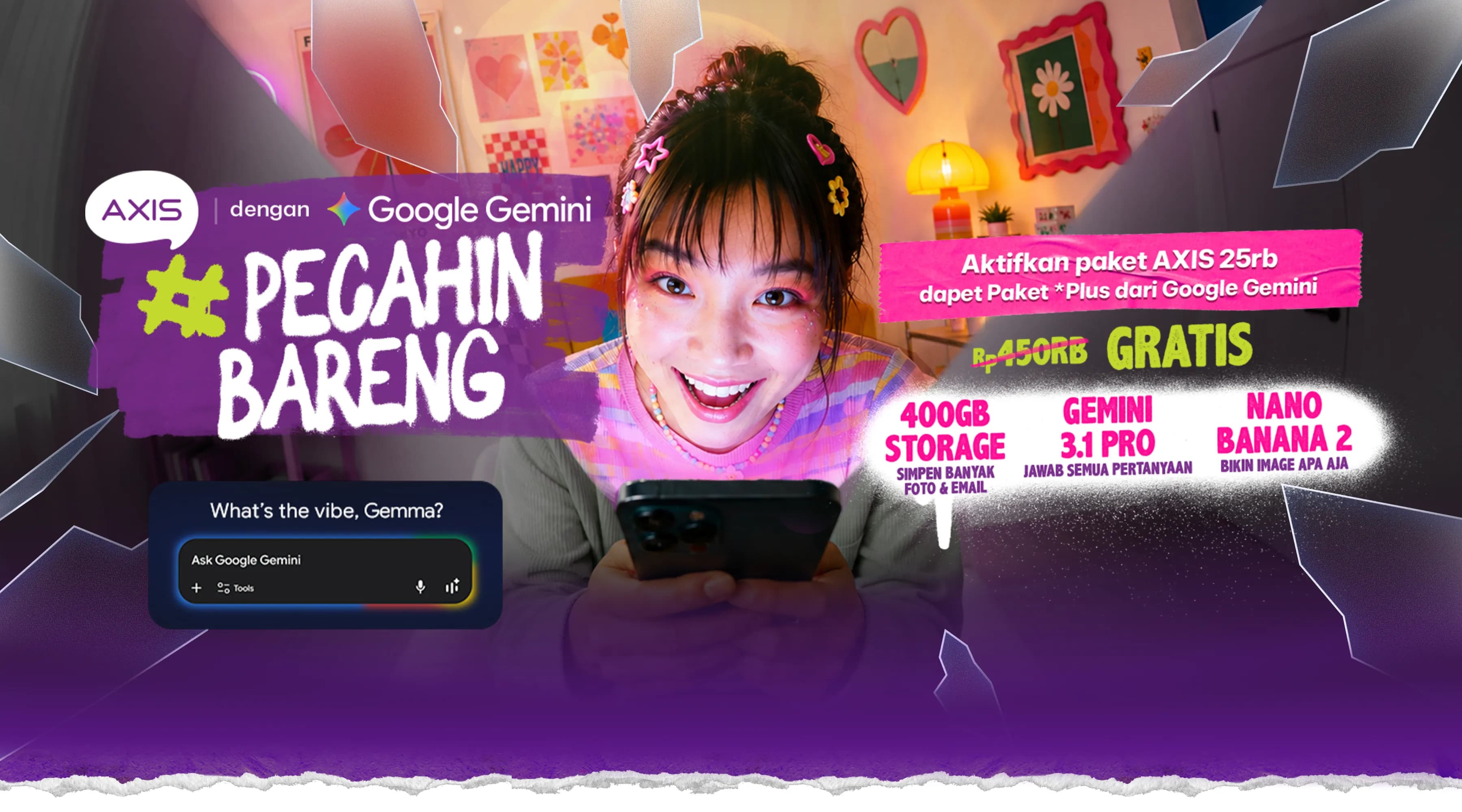 AXIS Google Gemini image gambar