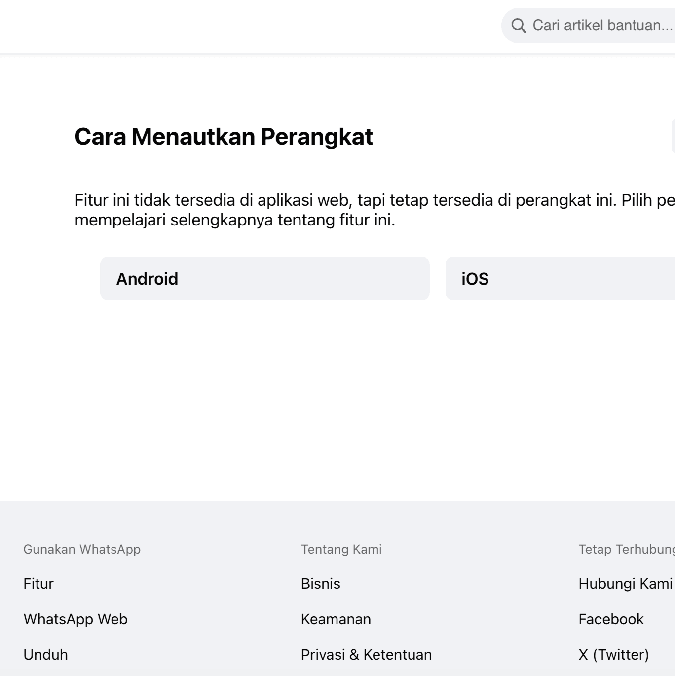 Cara Menautkan WhatsApp ke HP Lain dengan Mudah