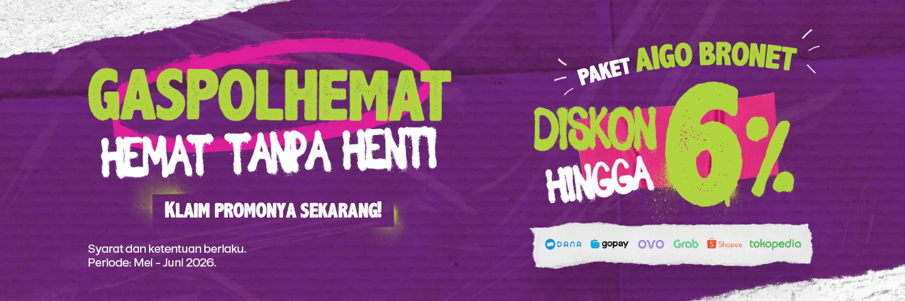 AXIS GASPOLHEMAT! Beli Paket data AXIS Diskon Hingga 6% image gambar