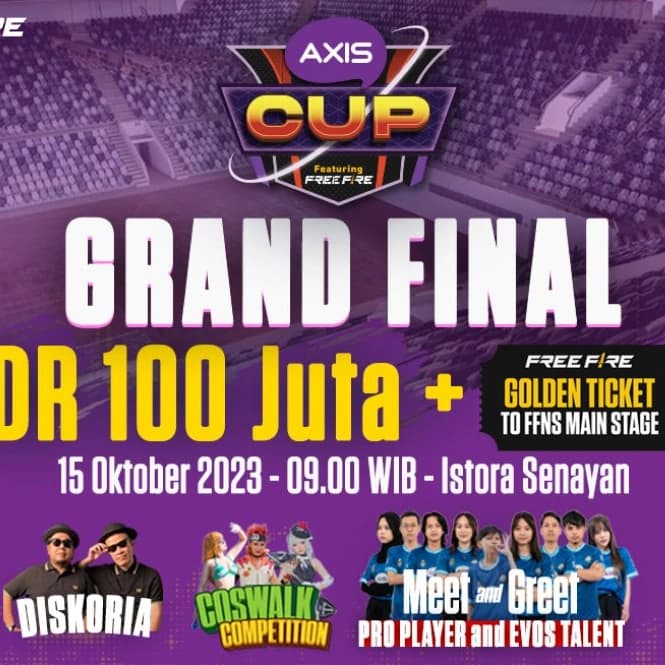 Ikuti Aktivitas e-Sport AXIS Cup 2023 di Grand Final AXIS Nation Cup