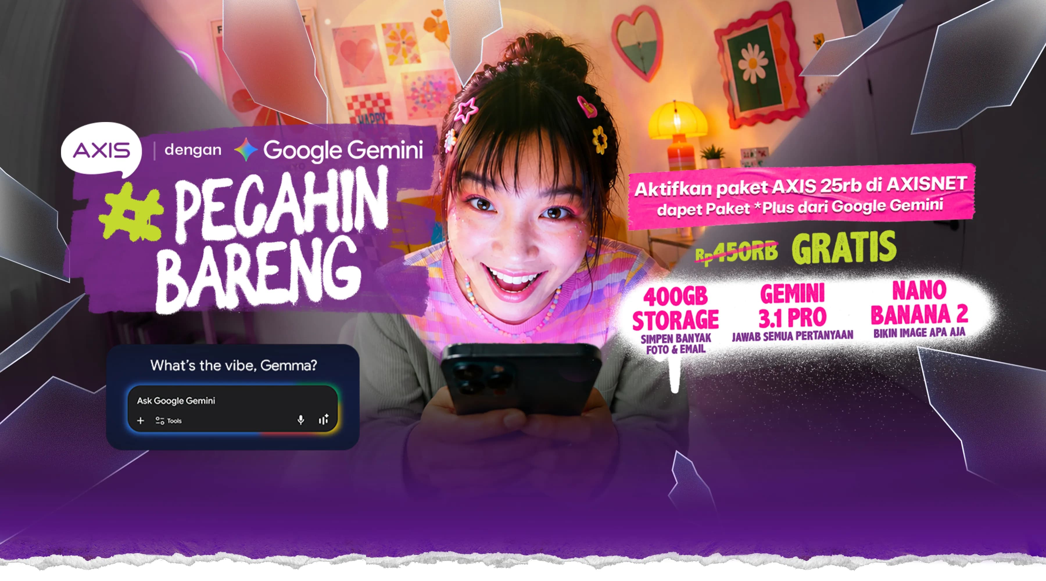 AXIS Google Gemini image gambar