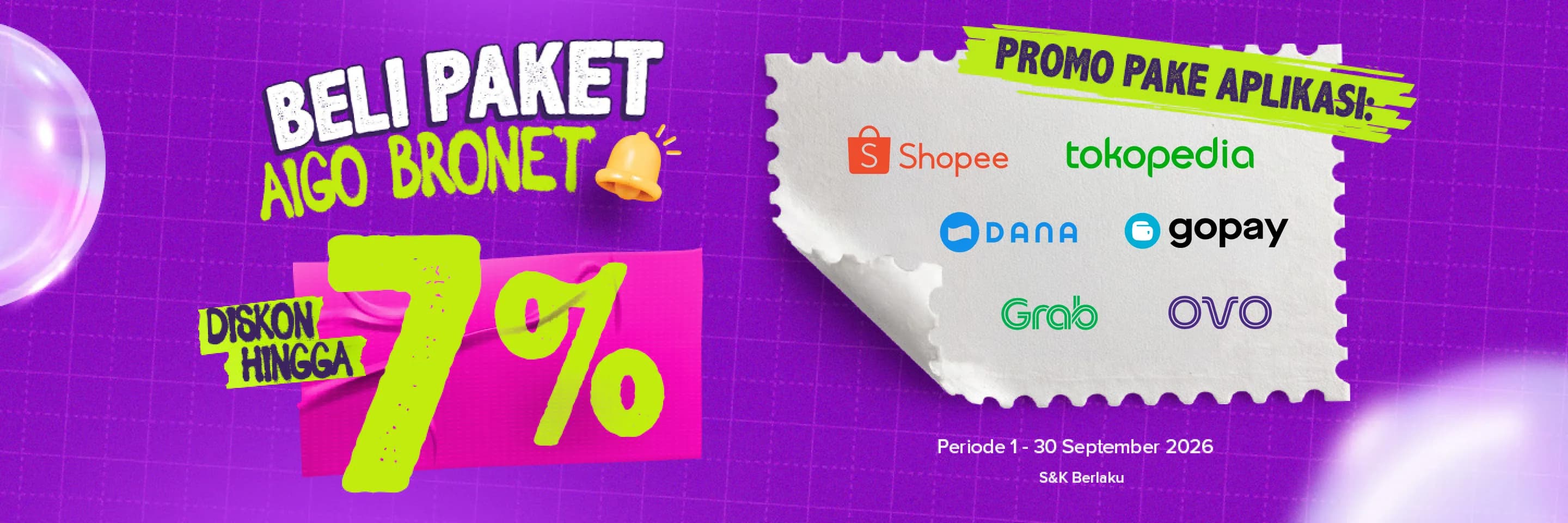 AXIS Promo Paket Data AXIS Tiap Hari: GASPOLHEMAT Diskon Up To 7%! image gambar