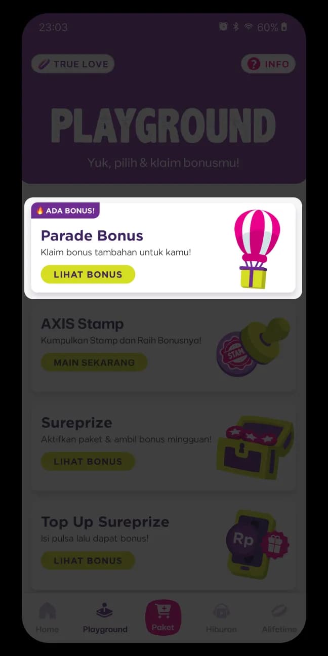 AXIS Cara Klaim Bonus 5G Unlimited Gaming & TikTok image gambar
