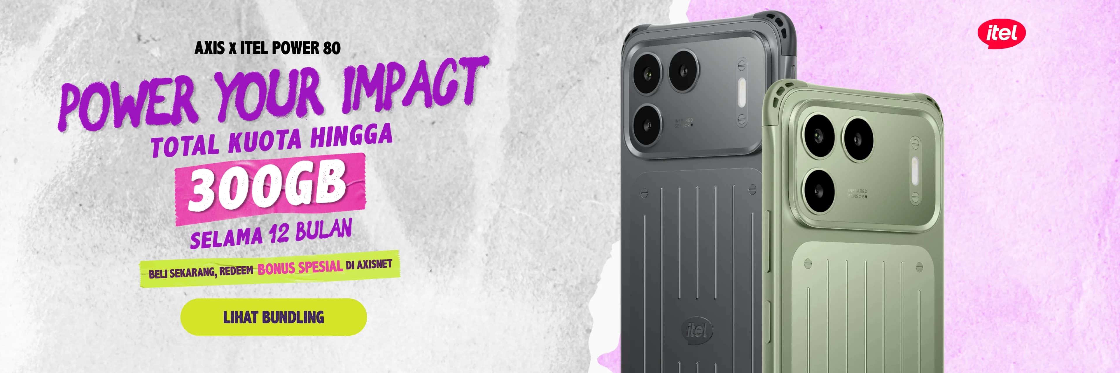 AXIS AXIS x ITEL Power 80 image gambar